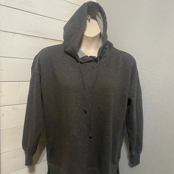 Aerie XL floral leggings w/free long dark grey oversized hoodie - Picture 5 of 5